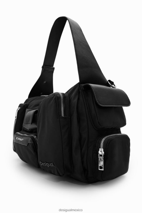 Desigual mujer bolso grande con bolsillos de nailon VZ26R01281 accesorio