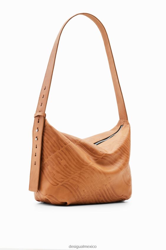 Desigual mujer bolso grande de piel con logo VZ26R0534 accesorio