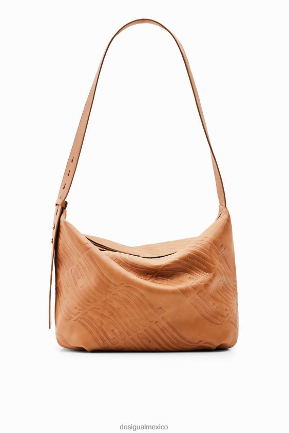 Desigual mujer bolso grande de piel con logo VZ26R0534 accesorio