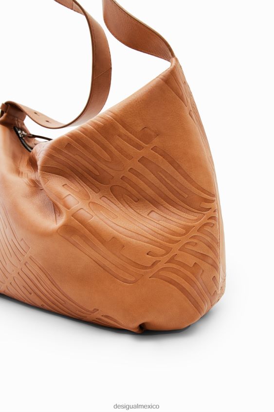 Desigual mujer bolso grande de piel con logo VZ26R0534 accesorio