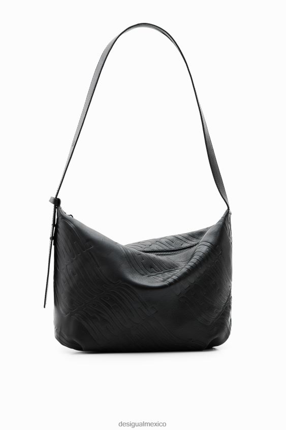 Desigual mujer bolso grande de piel con logo VZ26R0764 accesorio
