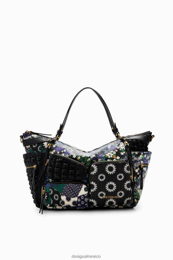 Desigual mujer bolso grande de retazos VZ26R01218 accesorio