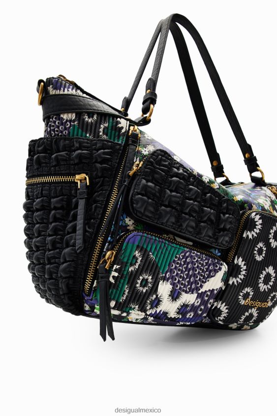 Desigual mujer bolso grande de retazos VZ26R01218 accesorio