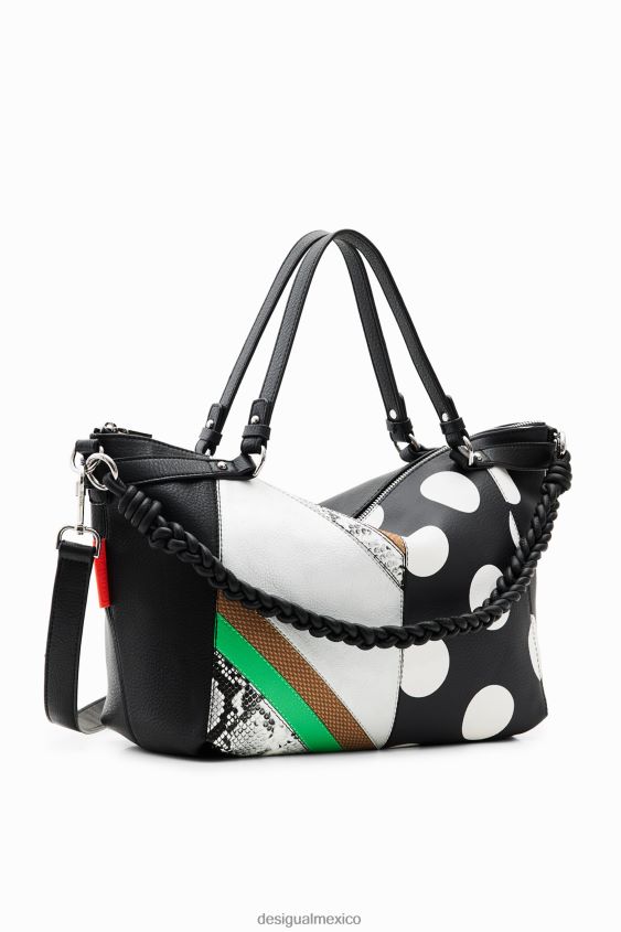 Desigual mujer bolso grande de retazos VZ26R01352 accesorio