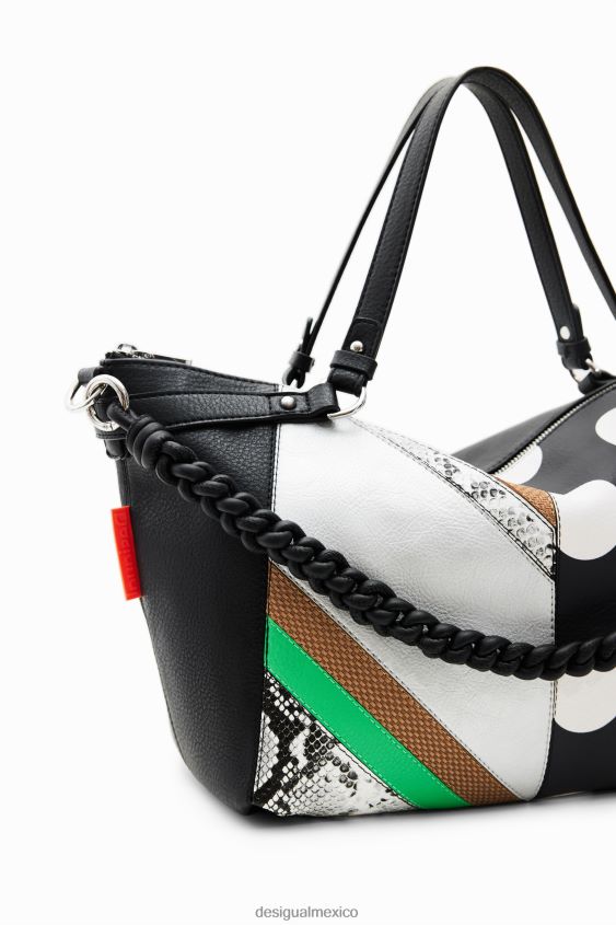 Desigual mujer bolso grande de retazos VZ26R01352 accesorio