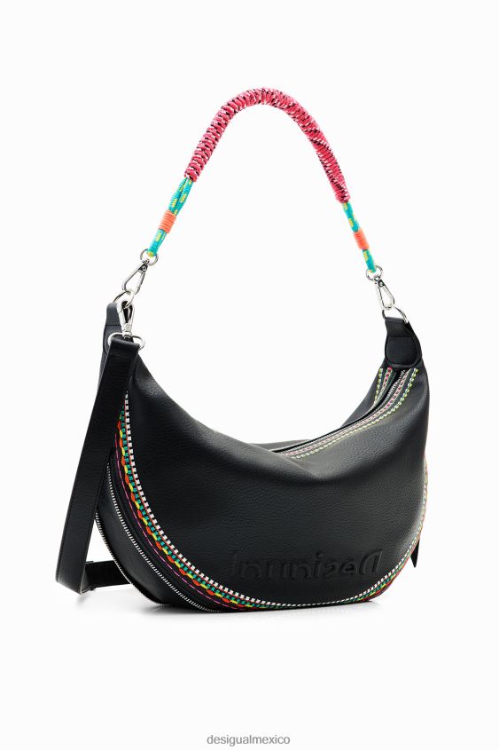 Desigual mujer bolso mediano bordado VZ26R01200 accesorio