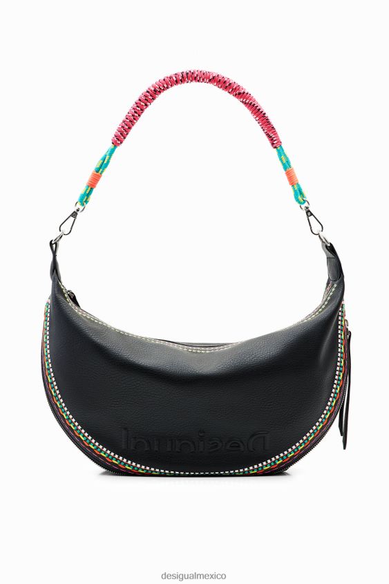 Desigual mujer bolso mediano bordado VZ26R01200 accesorio