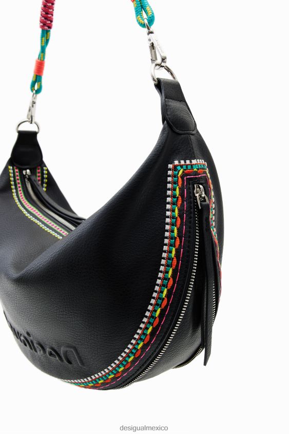 Desigual mujer bolso mediano bordado VZ26R01200 accesorio