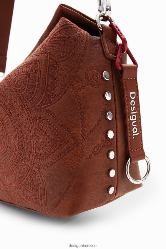 Desigual mujer bolso mediano bordado VZ26R01299 accesorio