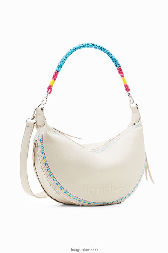 Desigual mujer bolso mediano bordado VZ26R01337 accesorio
