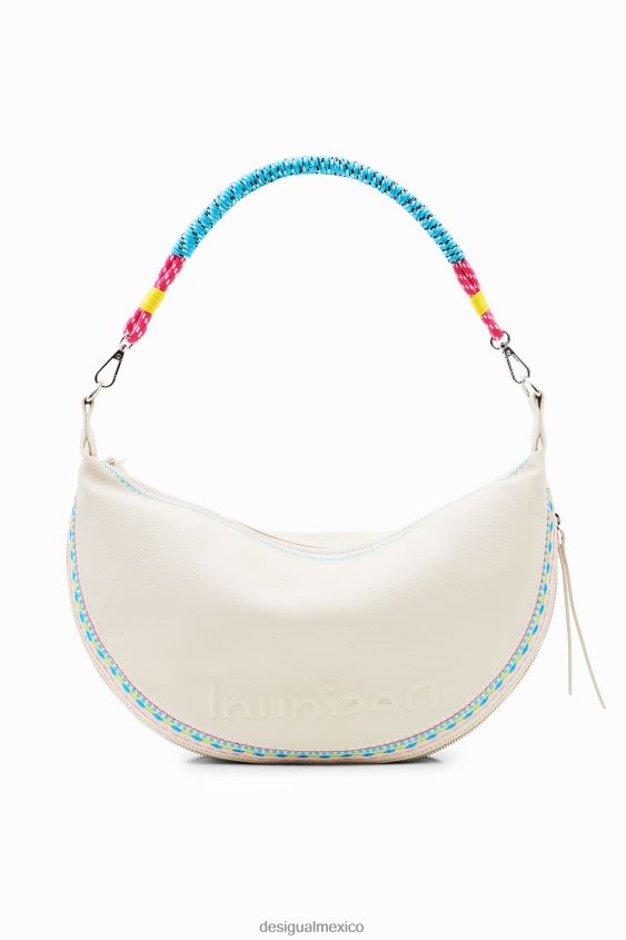 Desigual mujer bolso mediano bordado VZ26R01337 accesorio