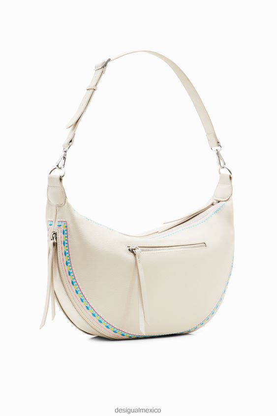 Desigual mujer bolso mediano bordado VZ26R01337 accesorio