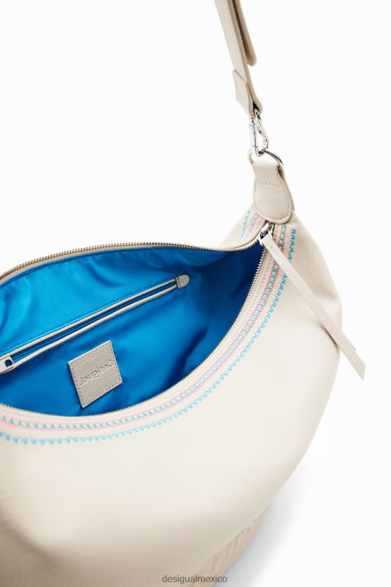 Desigual mujer bolso mediano bordado VZ26R01337 accesorio