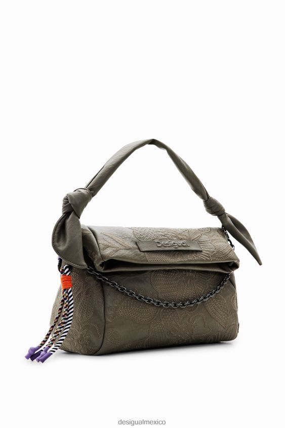 Desigual mujer bolso mediano con bordado floral VZ26R01246 accesorio