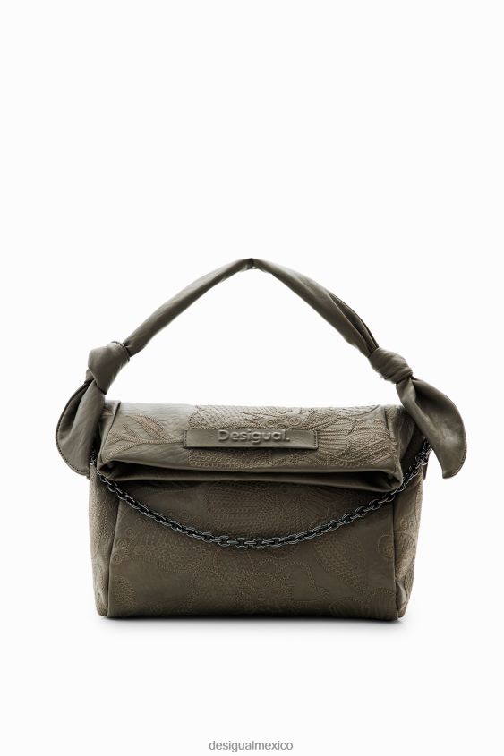 Desigual mujer bolso mediano con bordado floral VZ26R01246 accesorio
