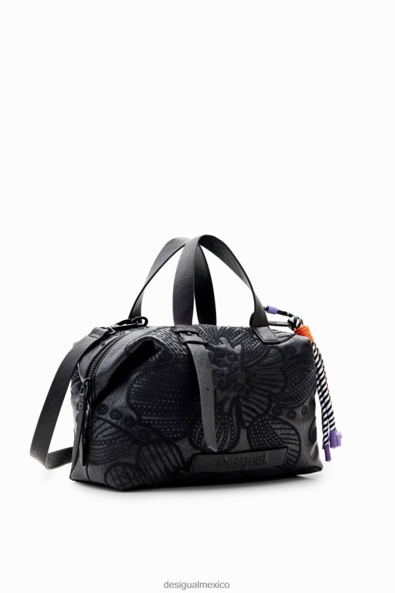 Desigual mujer bolso mediano con bordado floral VZ26R01247 accesorio