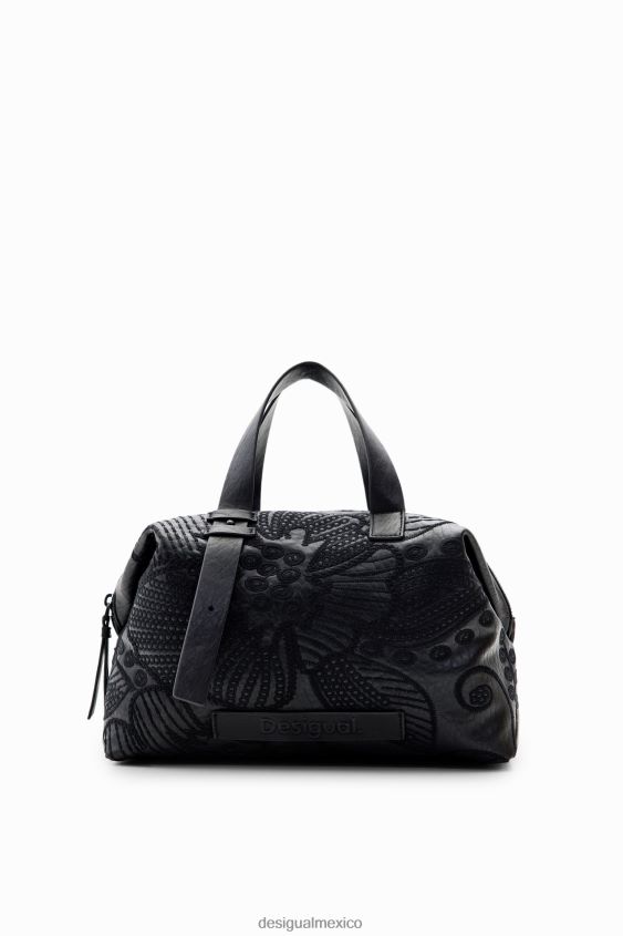 Desigual mujer bolso mediano con bordado floral VZ26R01247 accesorio
