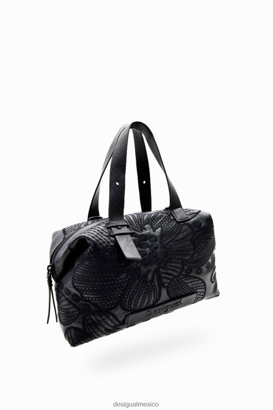 Desigual mujer bolso mediano con bordado floral VZ26R01247 accesorio