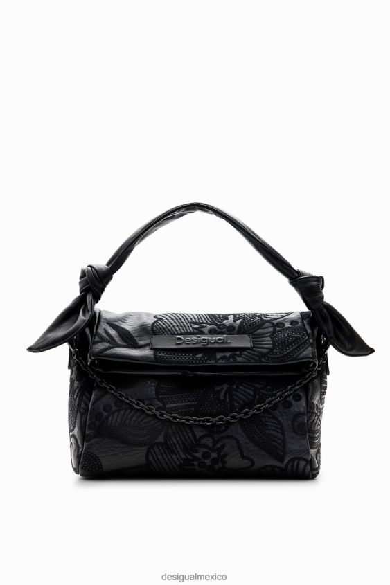 Desigual mujer bolso mediano con bordado floral VZ26R01259 accesorio