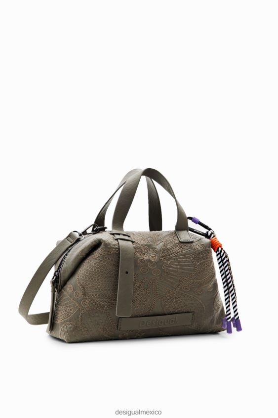 Desigual mujer bolso mediano con bordado floral VZ26R01260 accesorio