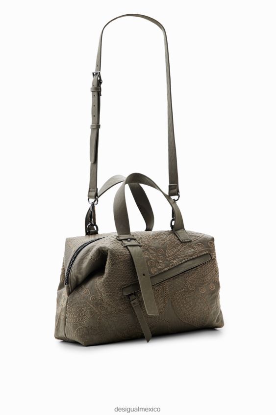 Desigual mujer bolso mediano con bordado floral VZ26R01260 accesorio