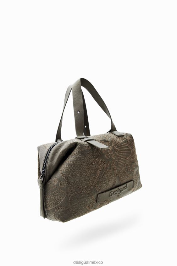 Desigual mujer bolso mediano con bordado floral VZ26R01260 accesorio