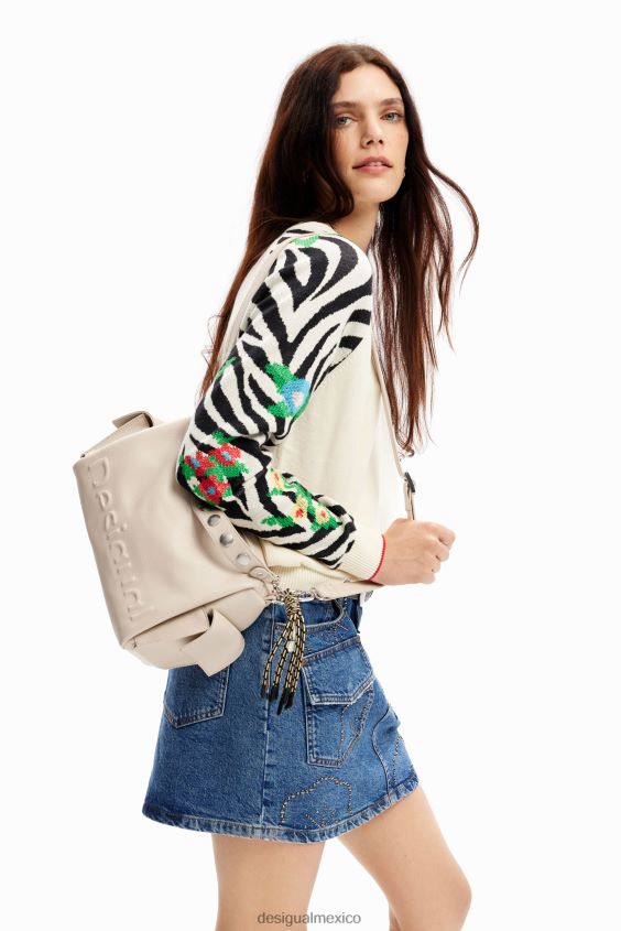 Desigual mujer bolso mediano con medio logo VZ26R01301 accesorio