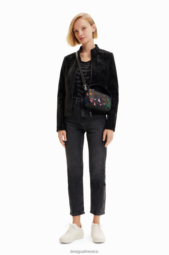 Desigual mujer bolso mini con flores troqueladas VZ26R01210 accesorio