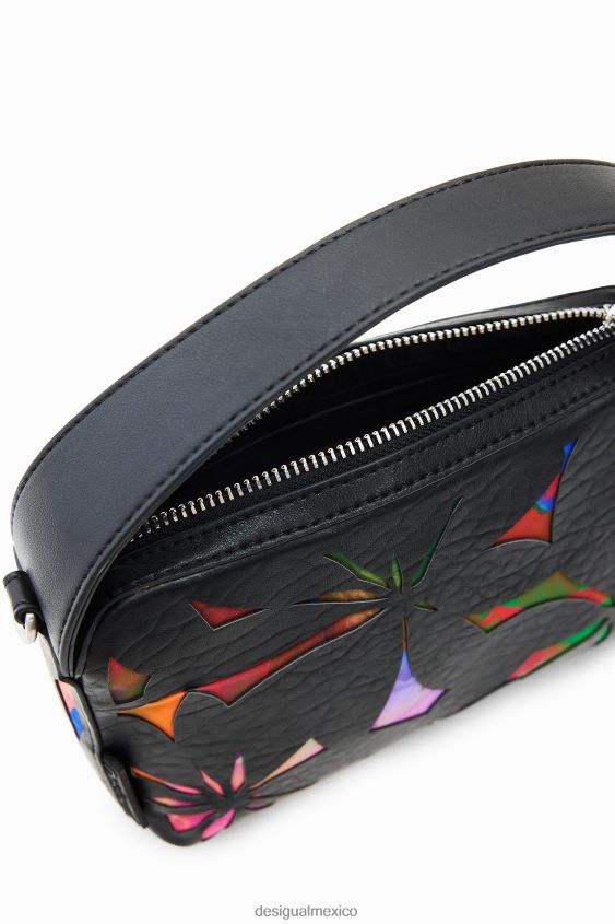 Desigual mujer bolso mini con flores troqueladas VZ26R01210 accesorio