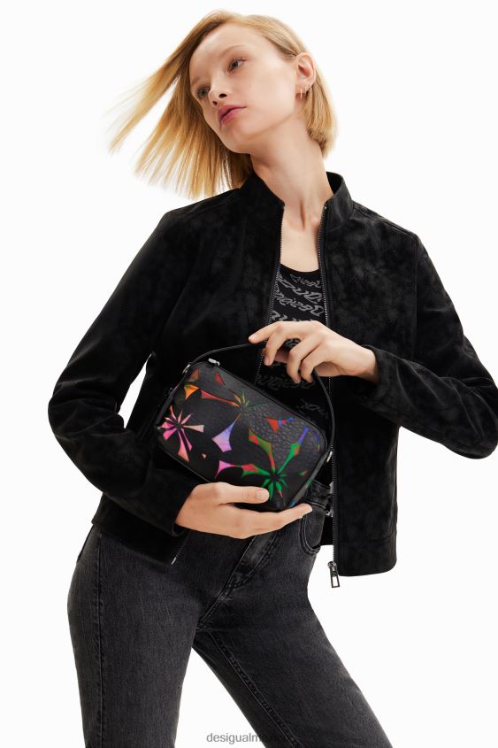 Desigual mujer bolso mini con flores troqueladas VZ26R01210 accesorio