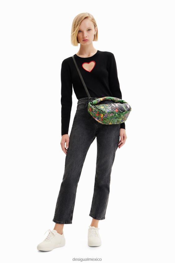 Desigual mujer bolso pequeño con ilustraciones florales VZ26R0723 accesorio