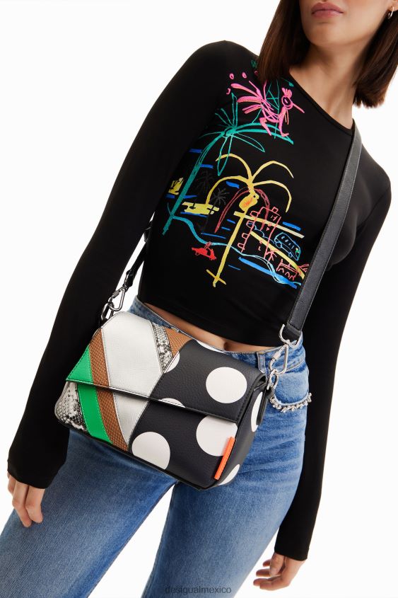 Desigual mujer bolso pequeño de retazos VZ26R01175 accesorio
