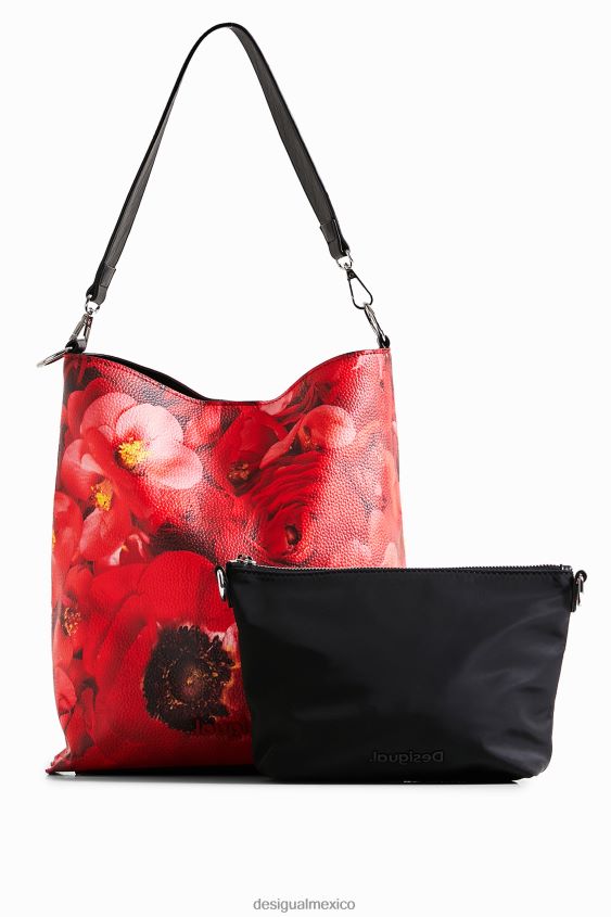Desigual mujer bolso saco amapolas VZ26R01204 accesorio