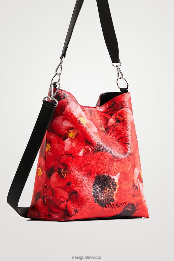 Desigual mujer bolso saco amapolas VZ26R01204 accesorio