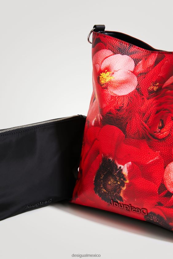 Desigual mujer bolso saco amapolas VZ26R01204 accesorio