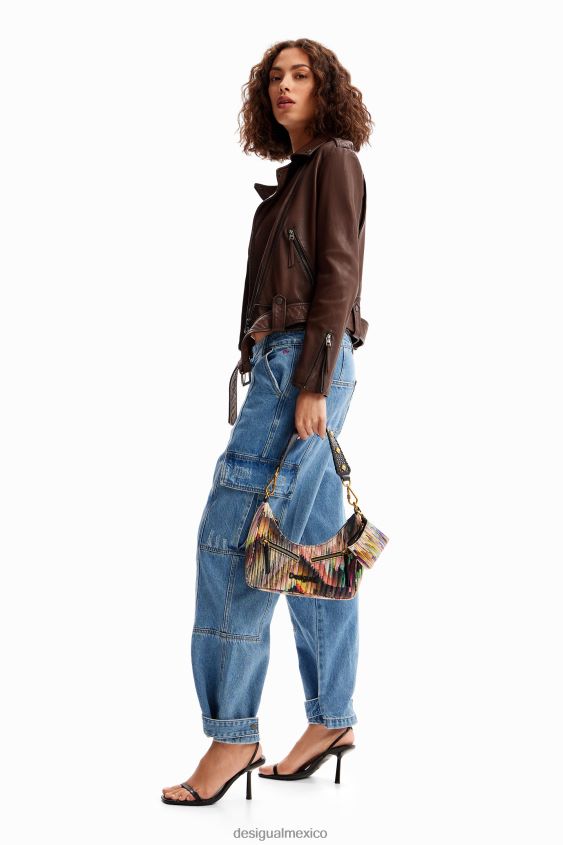Desigual mujer pequeña bolsa de lona VZ26R01244 accesorio