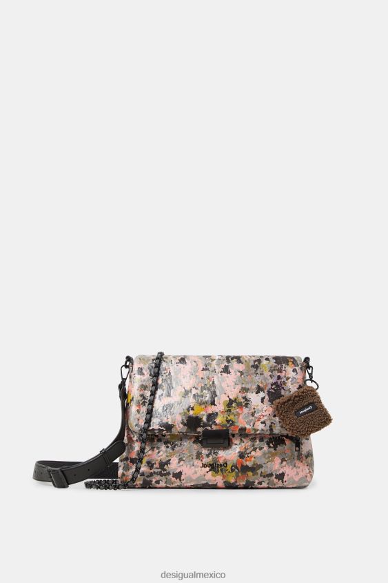 Desigual mujer solapa de cierre exterior del bolso bandolera VZ26R01396 accesorio
