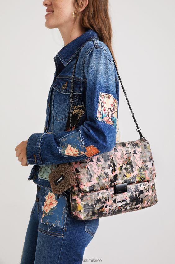 Desigual mujer solapa de cierre exterior del bolso bandolera VZ26R01396 accesorio