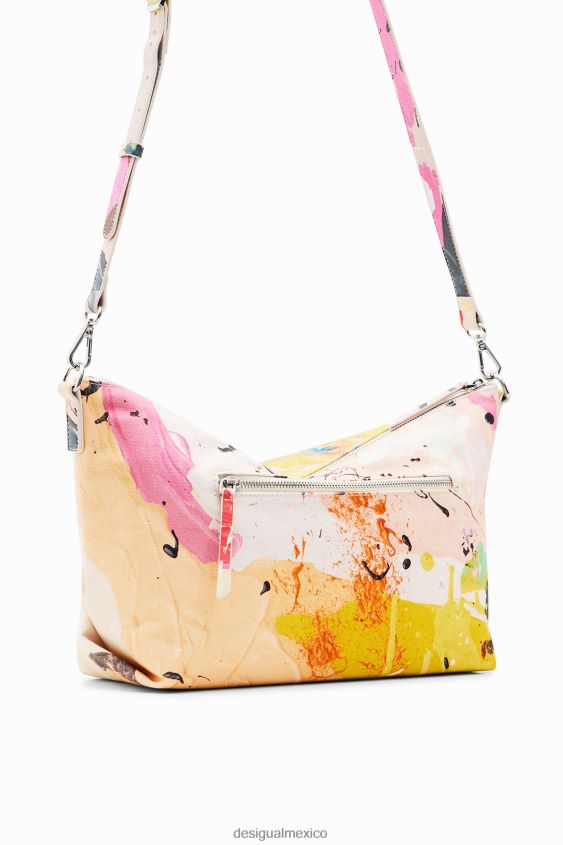 Desigual mujer bandolera grande con diseño pintado VZ26R0788 accesorio