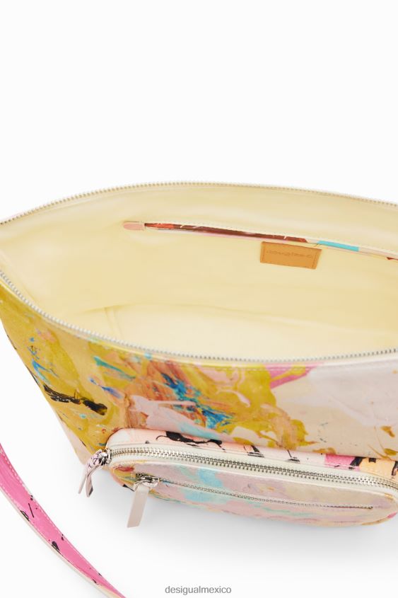 Desigual mujer bandolera grande con diseño pintado VZ26R0788 accesorio