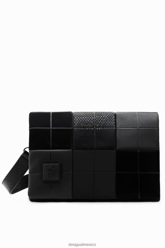 Desigual mujer bandolera mediana con patchwork VZ26R01185 accesorio