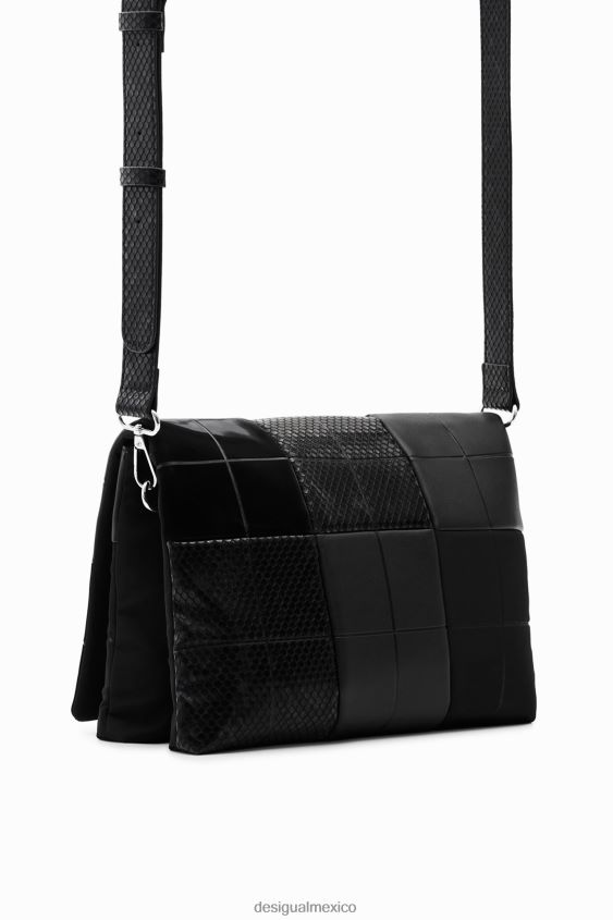 Desigual mujer bandolera mediana con patchwork VZ26R01185 accesorio