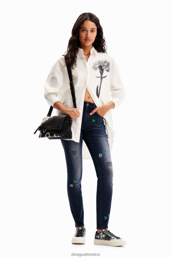 Desigual mujer bandolera mediana con patchwork VZ26R01264 accesorio