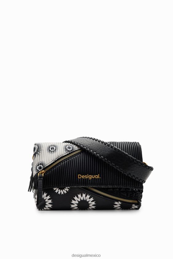 Desigual mujer bandolera mediana con patchwork VZ26R01264 accesorio