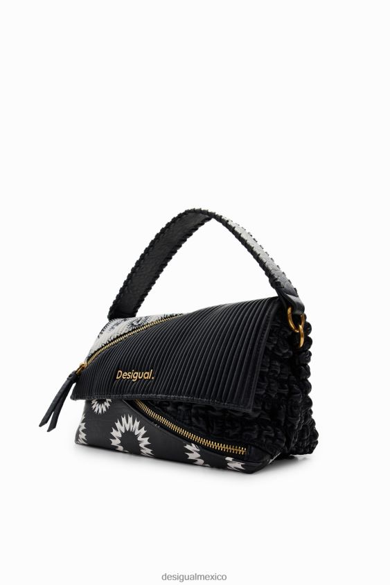 Desigual mujer bandolera mediana con patchwork VZ26R01264 accesorio