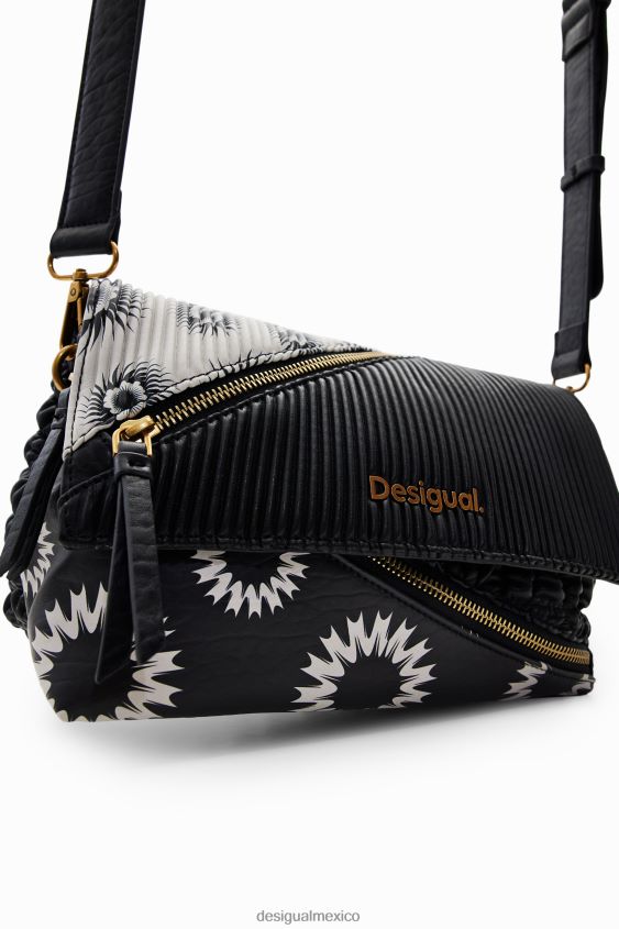 Desigual mujer bandolera mediana con patchwork VZ26R01264 accesorio