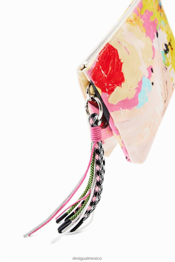 Desigual mujer bandolera mediana con pintura VZ26R0643 accesorio