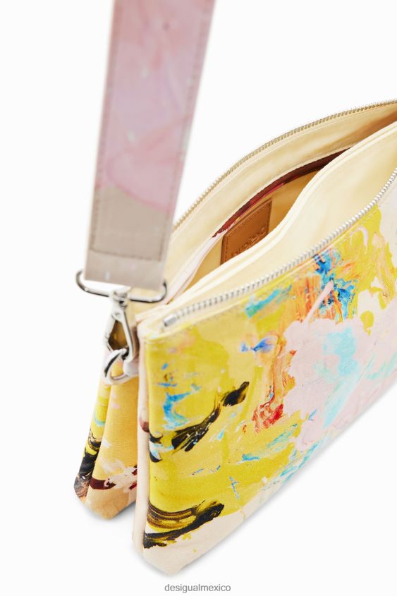 Desigual mujer bandolera mediana con pintura VZ26R0643 accesorio