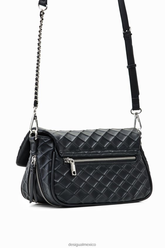 Desigual mujer bandolera mediana con relieve VZ26R01215 accesorio