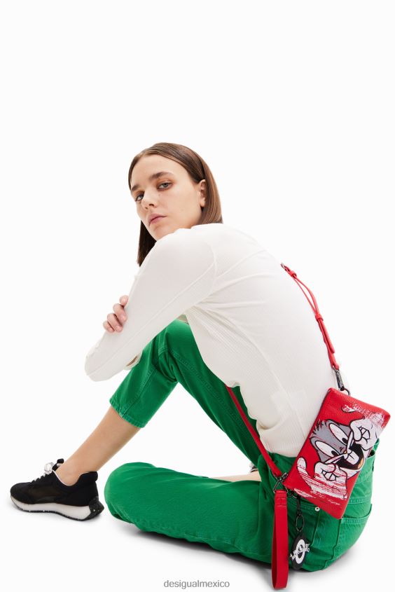Desigual mujer bandolera mini con diseño de bugs bunny VZ26R01325 accesorio